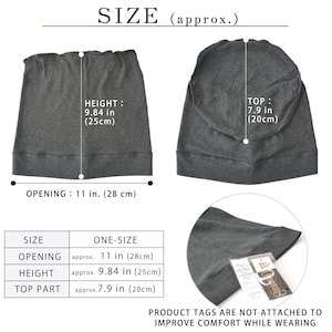 Chemo Headwear 100% Organic Cotton Slouchy Beanie, Soft Medical Hat for Sensitive Skin image 9