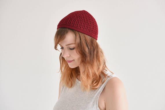 Cn /_ Traspirante Uomo Calotta Mussulmano Islamico Preghiera Cappello Topi Kufi