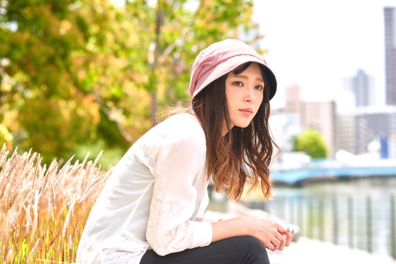 Damen Sonne Hut Bio Baumwolle Japanisch Design Weich UV Schutz CHARM Casualbox