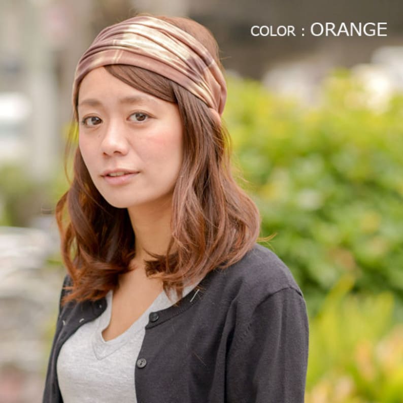 Casualbox Womens Headband Bandana Band Hand Dyed Japanese Hair