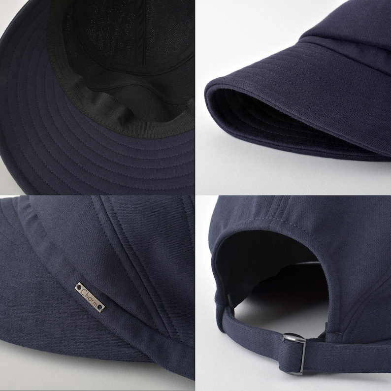 Puede incluir: Una gorra de b&eacute;isbol azul marino con una visera curvada y un peque&ntilde;o logotipo met&aacute;lico que dice "Chrome" en la parte delantera. La gorra tiene una correa trasera con una hebilla met&aacute;lica.