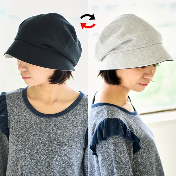 Bonnet Chimio Femme Chapeau Homme - Bonnet Reversible Tricot 100% C