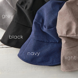 Womens Sun Hat, 99.99% UV Cut, Beach Hat, Cooling Moisture Absorbent, Packable, Large Wide Brim, Japanese Fashion, Foldable Garden Bonnet image 4