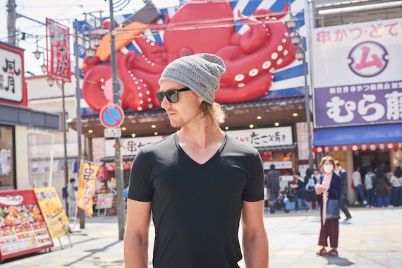100% Linen Summer Beanie, Seamless Breathable Cap, Light Weight Slouchy Beanie. Made in JAPAN, Organic Chemo Hat, Anti-bacterial Material