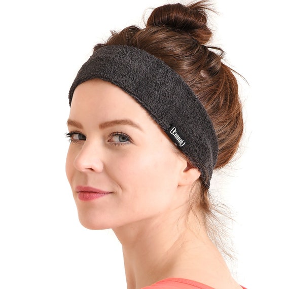 Sweat Wicking Cotton Headbands for Yoga Brown Casualbox Unisex Sports Headband Clothing