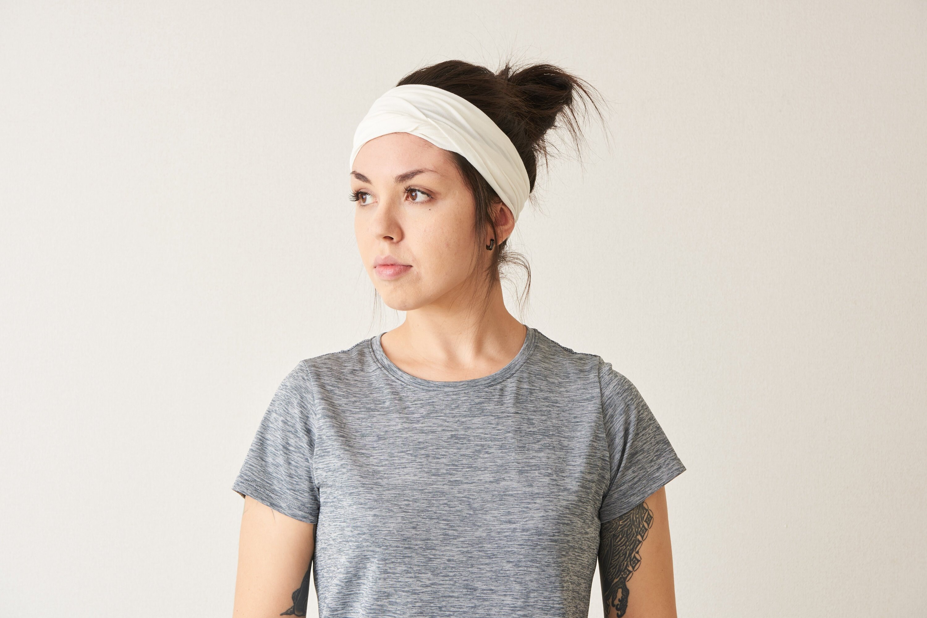 Women Girl Cotton Wide Hairband Elastic Wrap Neck Head Scarf Cap Sports Bandana Women Girl Cotton Wide Hairband Elastic Wrap Neck Head Scarf Cap Sports Bandana