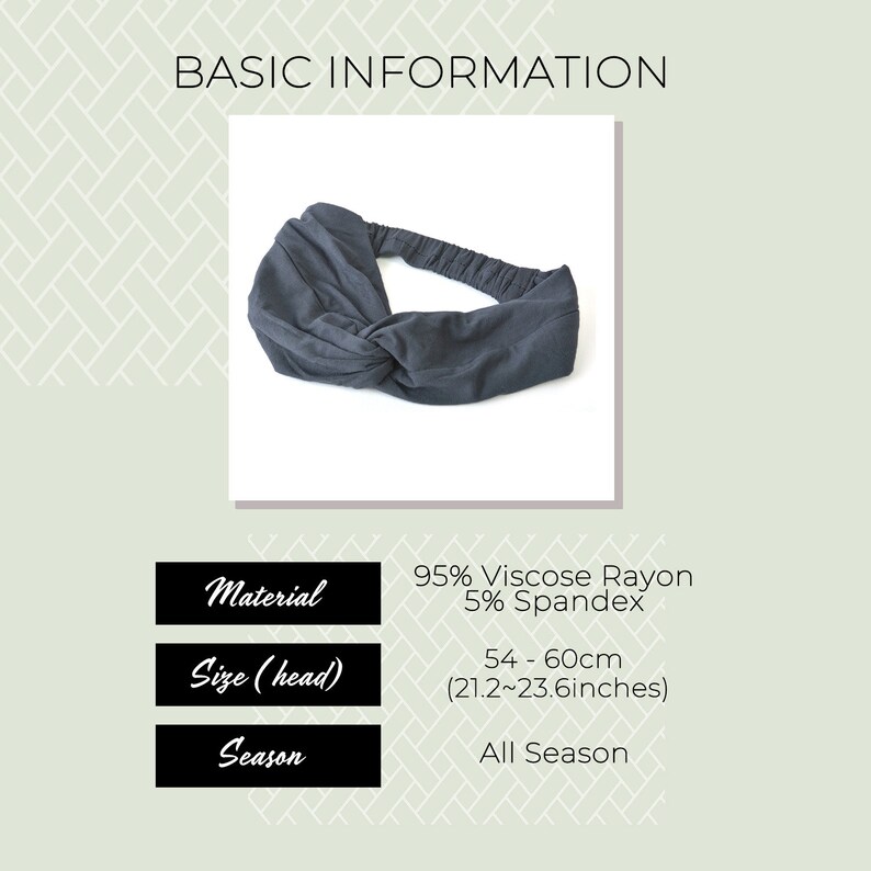 Bohemian Findings, Womens Summer Yoga Headband, Cottagecore, Running Headband, Cyberpunk, Techwear, Light Academia, Gym Headband image 10