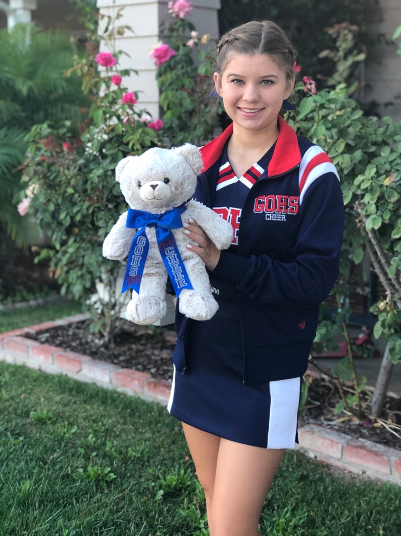 cheerleader teddy bear