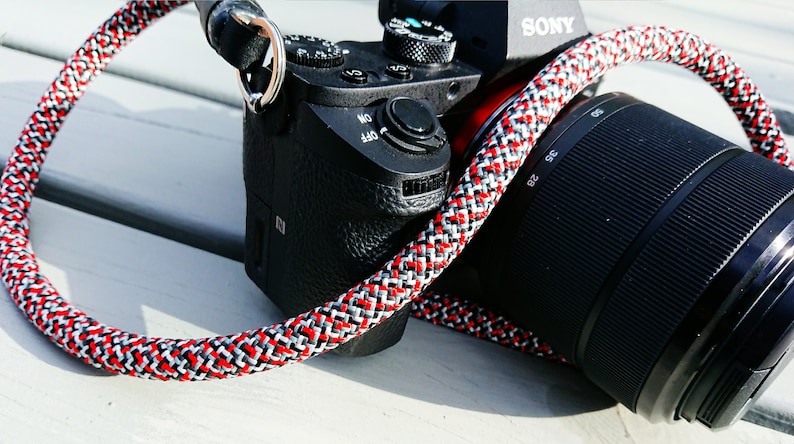 Genuine Climbing Rope Heavy Duty Professional Camera Strap Made to Measure