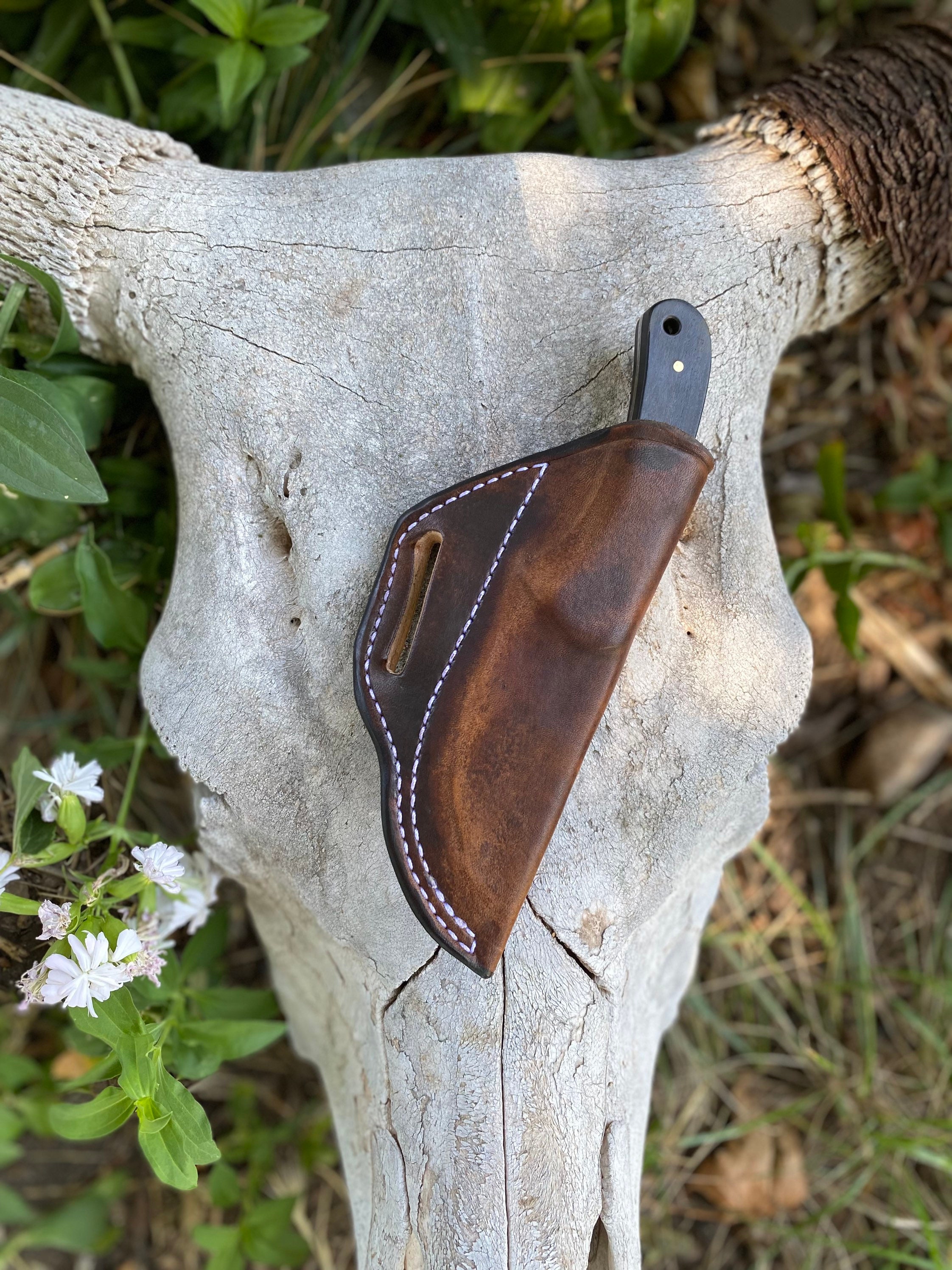 U*I様 attachment suede leather single rid Leather Knife Sheath for a Buck 113 or Similar Knife - TOOL NOT