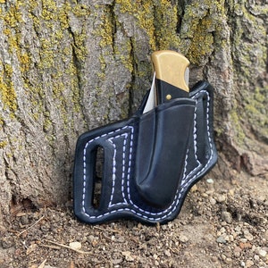 Leather Case for a Buck 112 knife or similar knife - TOOL NOT INCLUDED