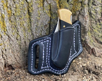 Leather Case for a Buck 112 knife or similar knife - TOOL NOT INCLUDED