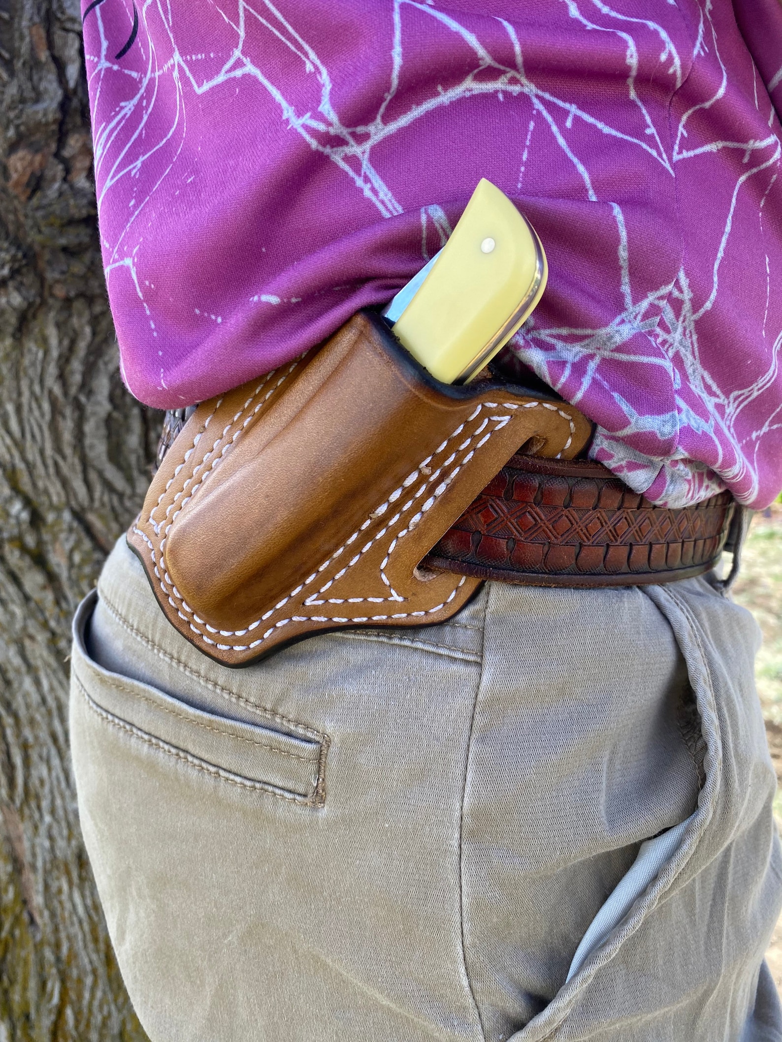 Leather Knife Sheath for a Case Sod Buster or Similar Knife Etsy