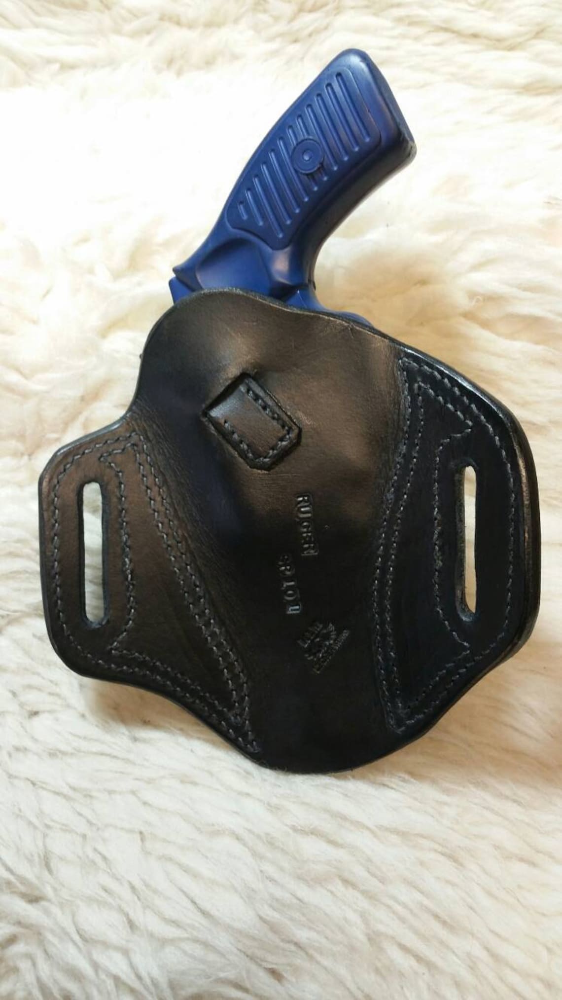 Ruger SP101 Leather Pancake Holster With Retention Etsy