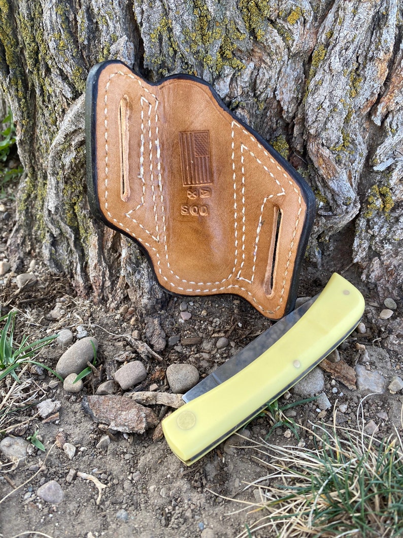 Leather Knife Sheath for a Case Sod Buster or Similar Knife Etsy