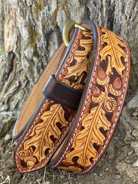 Oak leaf on sale belt buckle