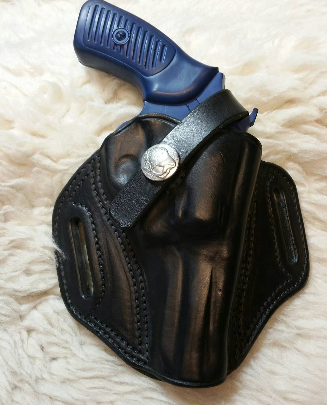 Ruger SP101 Leather Pancake Holster With Retention Etsy