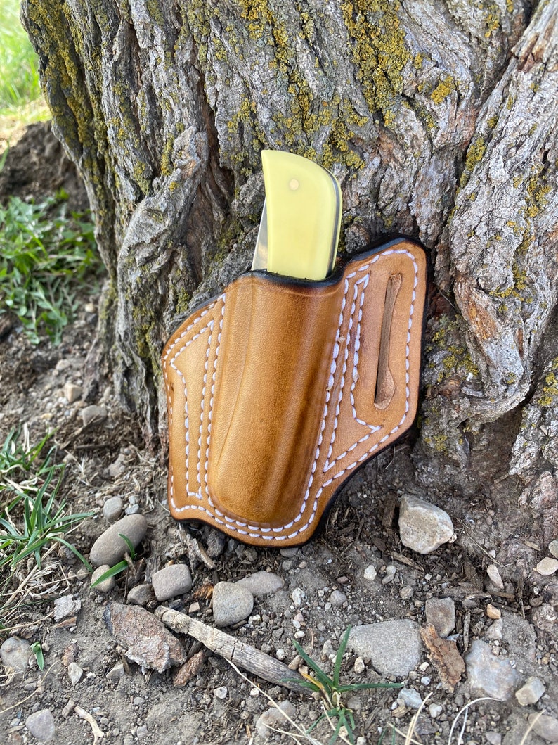 Leather Knife Sheath for a Case Sod Buster or Similar Knife Etsy