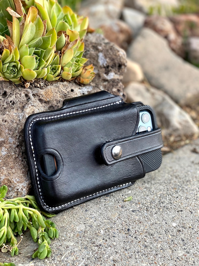 Leather Cellular Phone Case Etsy