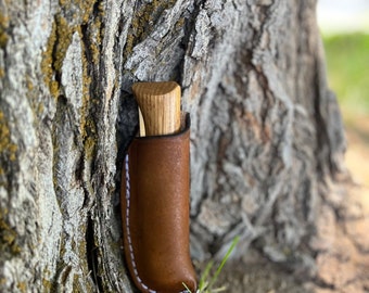 Opinel Leather Knife Sheath - or similar knife - TOOL NOT INCLUDED