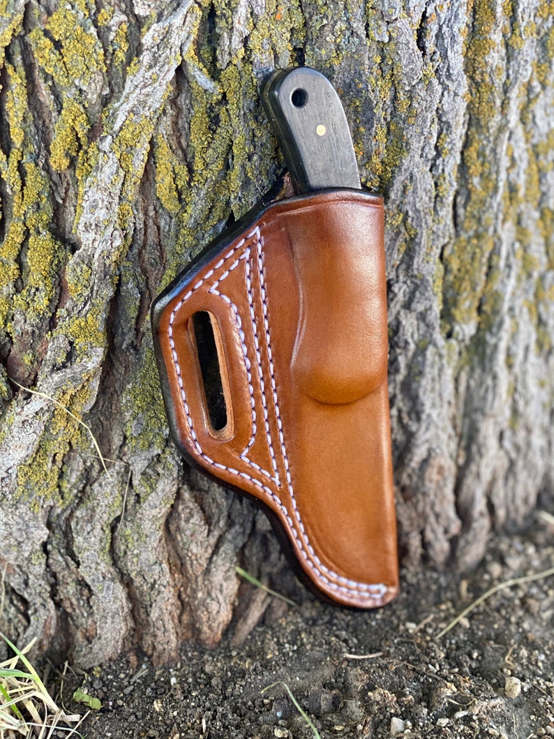 Leather Knife Sheath for a Buck 113 or Similar Knife Etsy