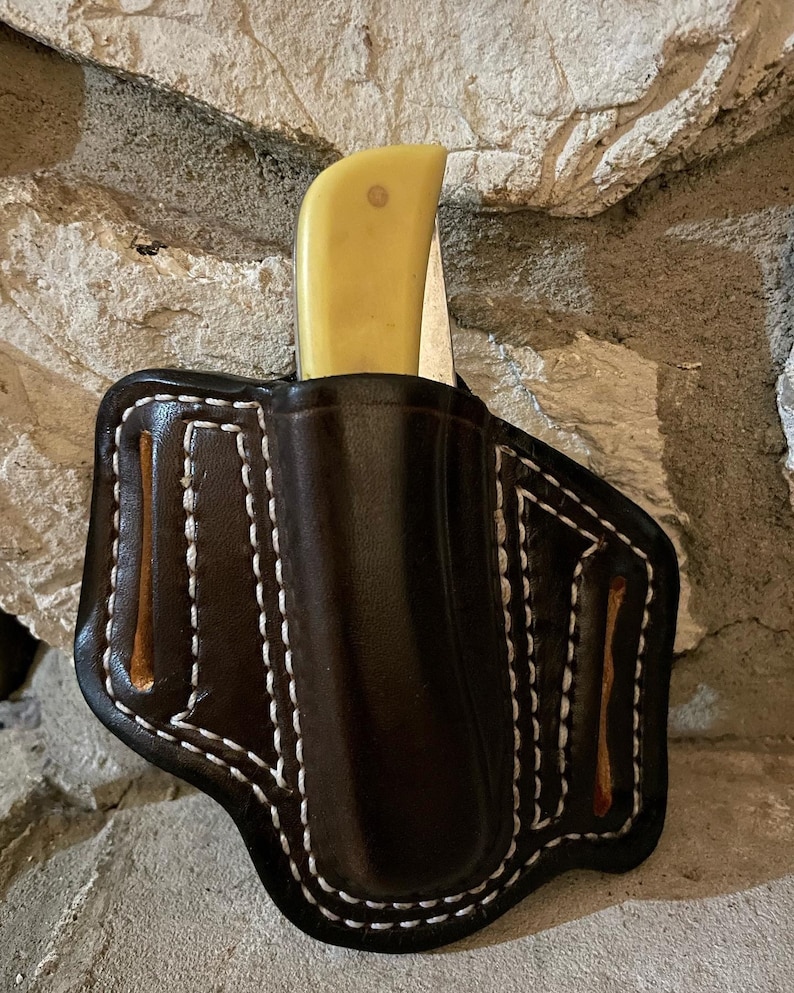 Leather Knife Sheath for a Case Sod Buster or Similar Knife Etsy