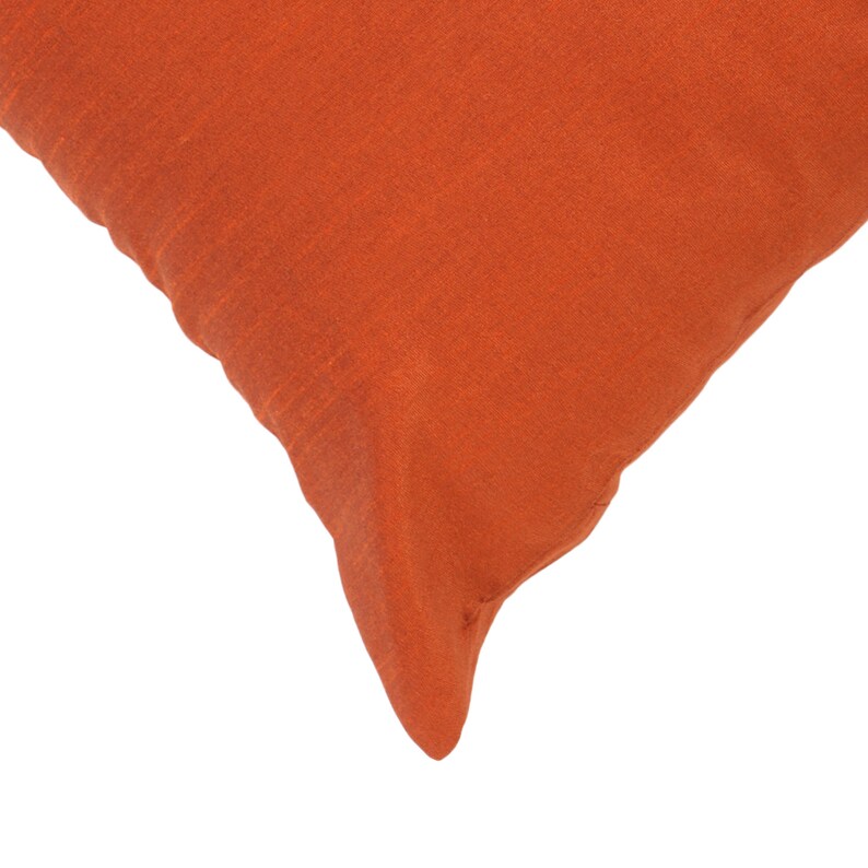Set of 2 Solid Rust Pillow Cover & Euro Sham Covers Rust Etsy