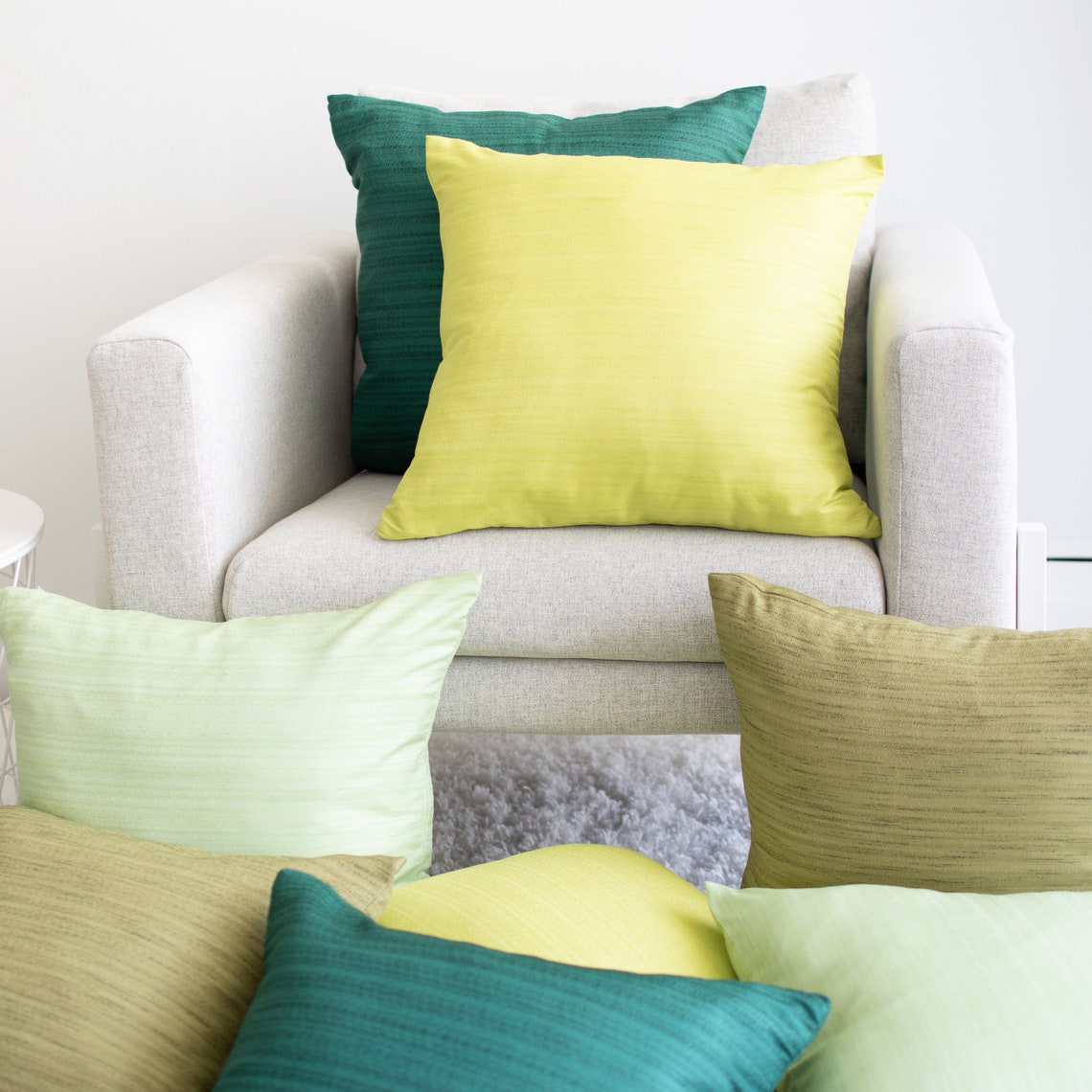 Peach Throw Pillow Cover Minimalist Contemporary Pillows Etsy