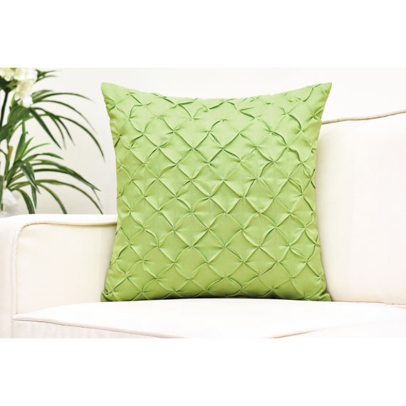 Light Green Throw Pillow Cover Pinch 