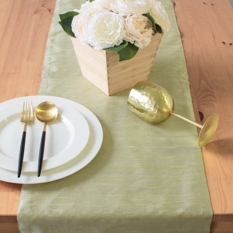 Sage Green Dining Table Runners 13x72 inch Perfect for Home Etsy