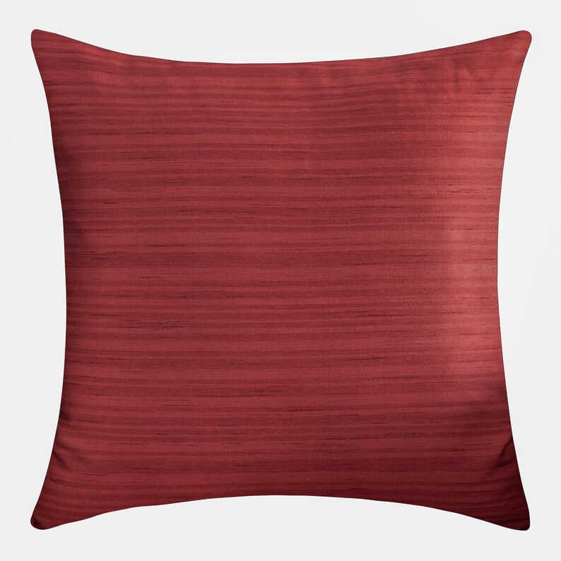 Maroon Pillowcases 20x20 inch Decorative & Accent Cushion Etsy