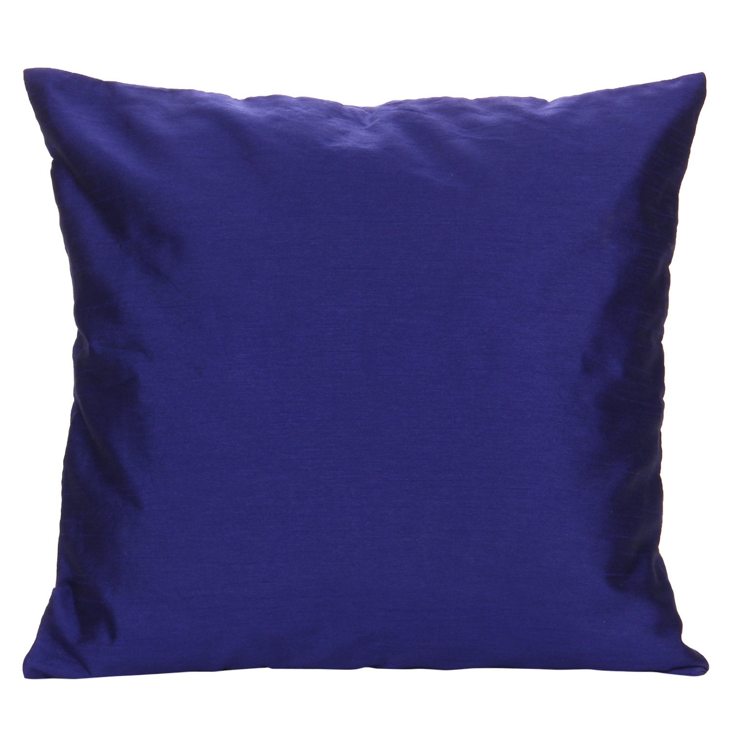 Set of 2 Solid Indigo Blue Pillow Cover Indigo Blue Sham Etsy