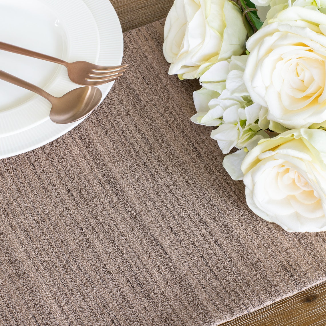 Light Brown Long Table Runner 108 Inches Long for Dining Etsy
