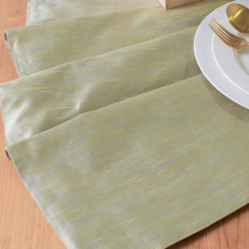 Sage Green Dining Table Runners 13x108 Inch Perfect for Etsy