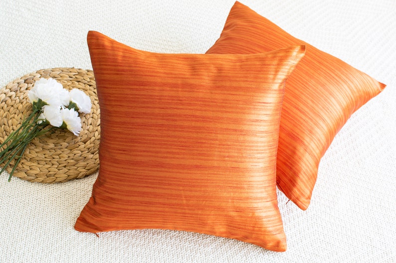 Rust Euro Shams 26x26 inch Decorative & Accent Bed Pillows
