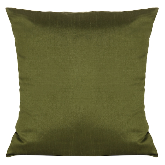 Set of 2 Solid Moss Green Pillow Cover Moss Green Sham Moss Etsy