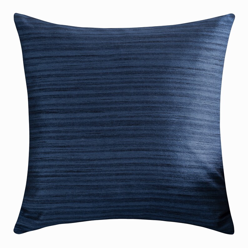 Navy Throw Pillow Covers 16x16 inch Decorative & Accent Etsy