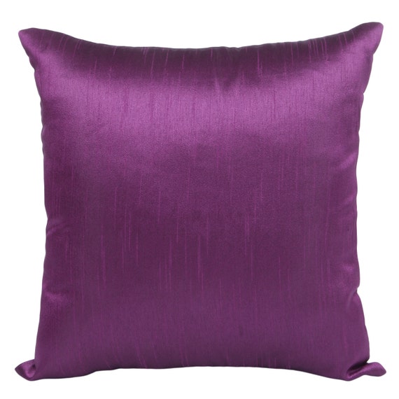 Set of 2 Solid Purple Pillow Covers and Sham Covers Purple Etsy