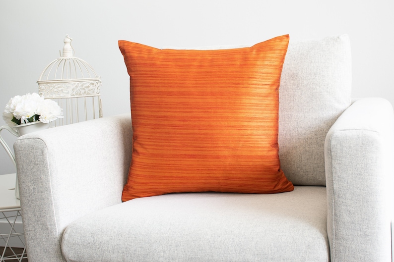 Rust Euro Shams 26x26 inch Decorative & Accent Bed Pillows Etsy