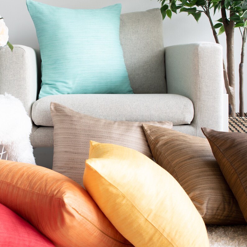 Sea Foam Green Throw Pillow Cover Minimalist Contemporary Etsy