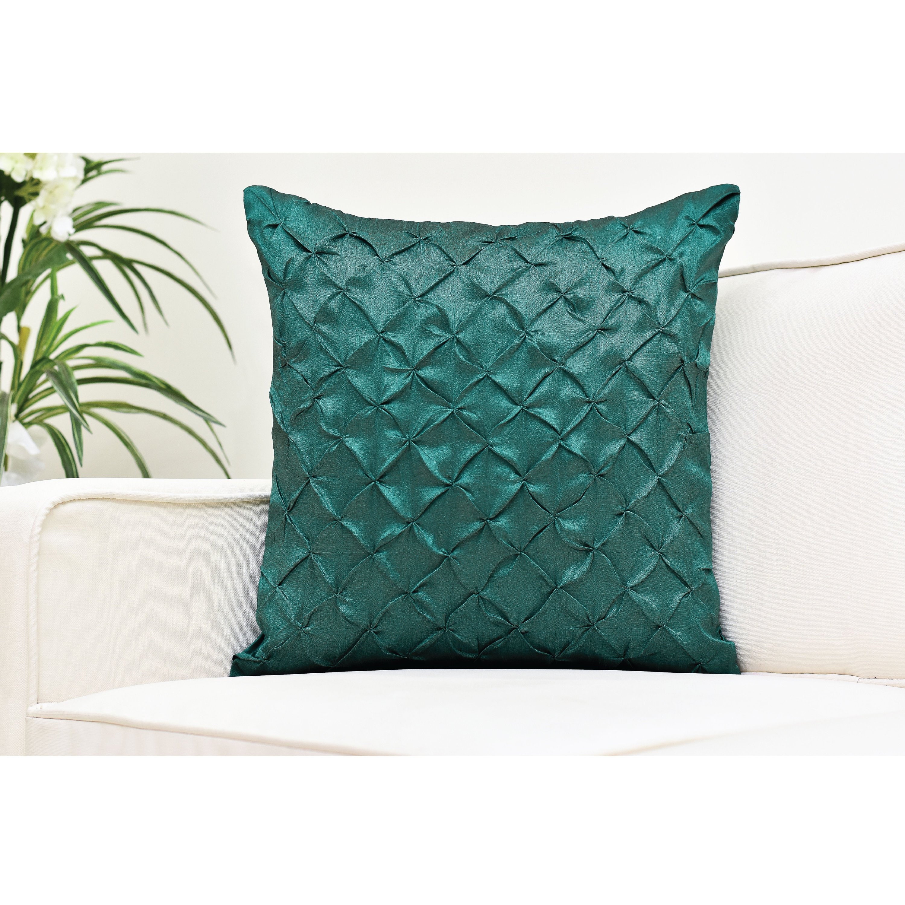forest green accent pillows