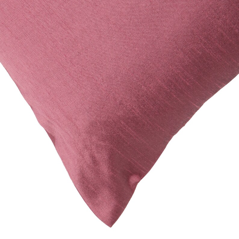 Set of 2 Solid Mauve Pillow Cover Plain Mauve Pillow Accent Etsy