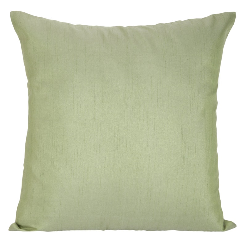 Set of 2 Solid Light Green Pillow Cover and Euro Sham Covers Etsy