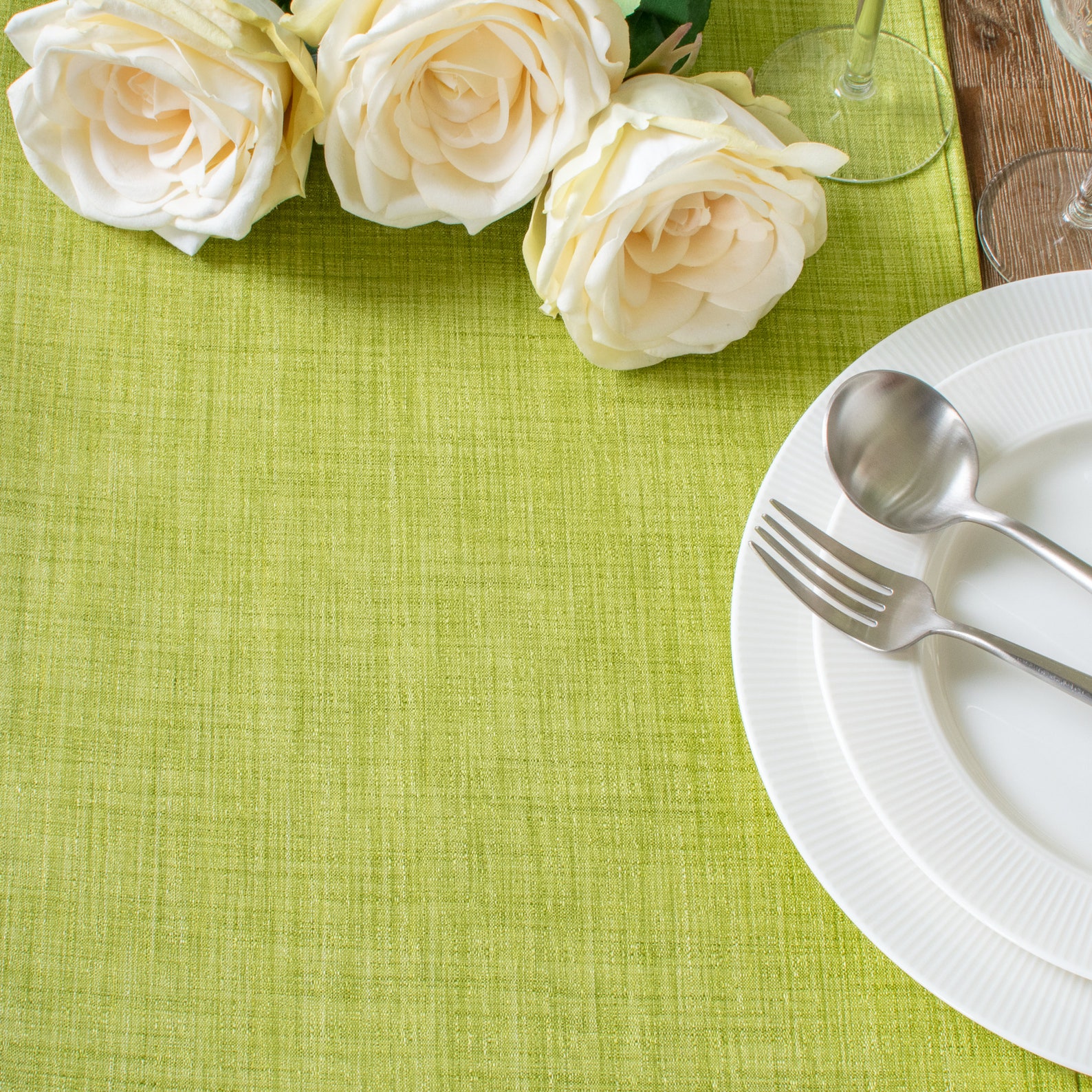 Light Green Long Table Runner 108 Inches Long for Dining Etsy