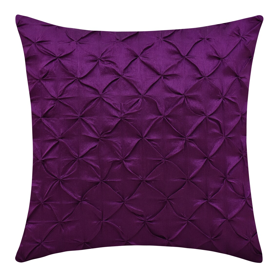 Light Purple Throw Pillow Cover Pinch Pleat Textured Pillow Etsy