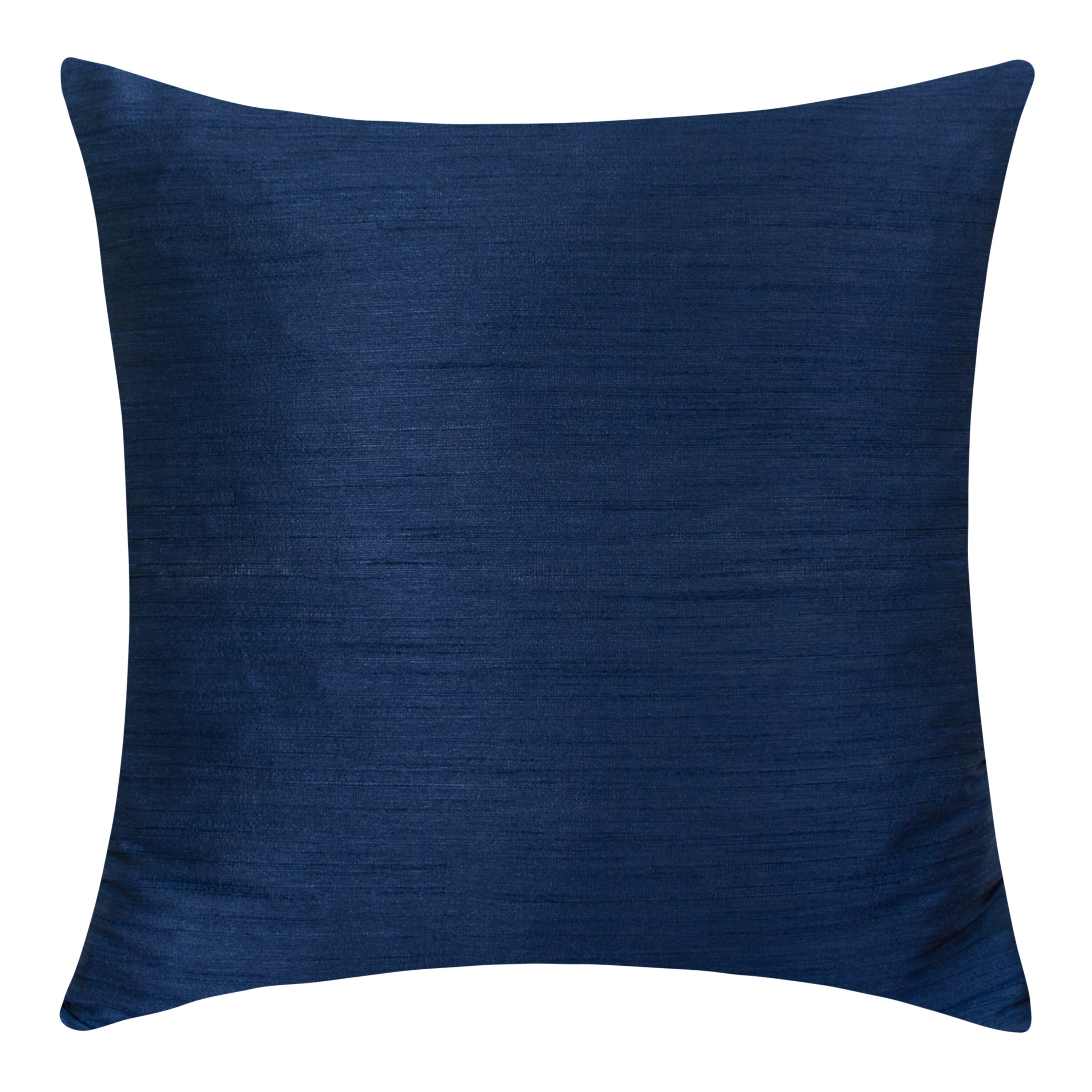 Navy Blue Euro Shams 26x26 inch Faux Silk wth Slub Texture Etsy