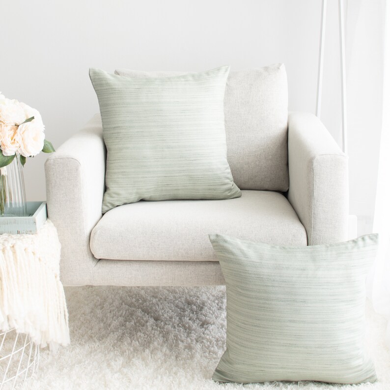 sage green pillow cases