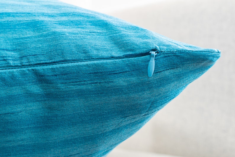 Teal Throw Pillow Covers 16x16 Inch Decorative & Accent Etsy