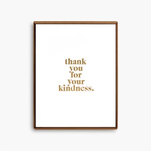 Danke für Ihre Freundlichkeit Boxed Karten 6er Set Danke Karten Goldfolie Letterpress Moderne Dankbarkeit Geschenk Hochzeit Danke Brautjungfer