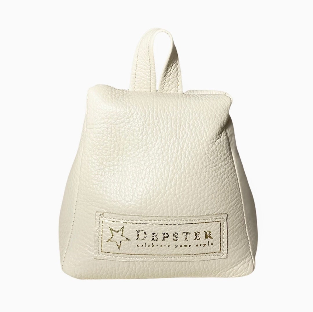 Hand Made Luxury Door Stop in off White Coloured Leather Made Etsy